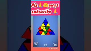 Pyraminx cube New pattern Challenge #shorts #short #viral #viralshorts #gwsonuyt #trending#a.k cuber