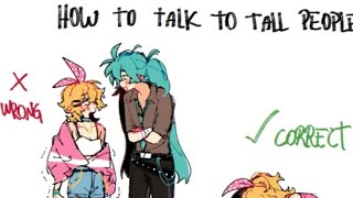 How To Talk To Tall People