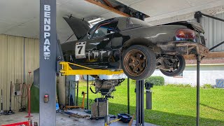 Rebuilding my LS3 miata last minute before competition.