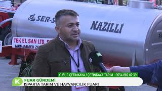 ÇETİNKAYA TARIM ISPARTA TARIM VE HAYVANCILIK FUARI