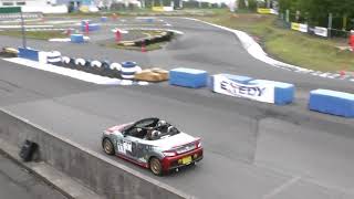 2021年JAF全日本ジムカーナ選手権 第4戦 ALL JAPAN GYMKHANA IN 名阪 まほろば決戦！ 公開練習 ゼッケン11廣瀬選手2本目の走り