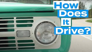 Driving a 1966 Ford Bronco