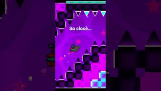 Electrodynamic insanely close #clips #gaming #shorts #geometrydash #fail #electrodynamix