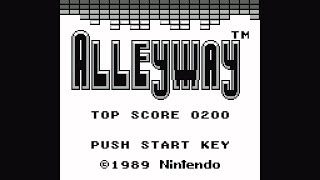 Alleyway (Japan) - Game Boy Game History 1989