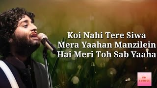 Kabhi Jo Badal Barse Lyrics Song | Arijit Singh | Jackpot(2013) | Sharib, Toshi | SK LyricS |
