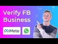 How To Verify Your Facebook Business (And use all WhatsApp tools)