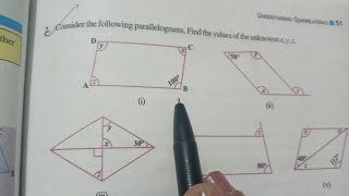 Class-8th, chapter -Understanding Quadrilaterals, exercise -3.3(Q.no-2) NCERT (CBSE and PSEB).