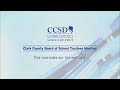 CCSD Board of School Trustees - Regular Meeting- 8.8.24