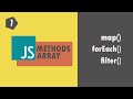 [Arabic] map vs filter vs forEach | JAVASCRIPT ARRAY METHODS | Codehood