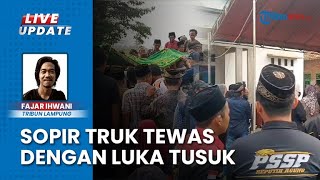 Sopir Truk Asal Lampung Tengah Jadi Korban Begal di Tol Serang-Banten, Alami 17 Luka Tusuk