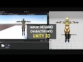 Unity 3D tutorial - How to import Mixamo Character in Unity 3D with Texture & Materials