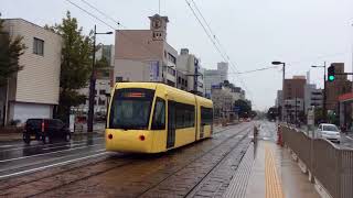 2017.10.6(金)13:06福井鉄道 仁愛女子高校停留場 えちぜん鉄道L形(L-02, ki-bo)