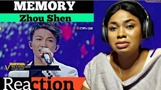 ZHOU SHEN REACTION - MEMORY ( SUPER VOCAL 2018 ) A SONG FROM HEAVEN | He made me cry!