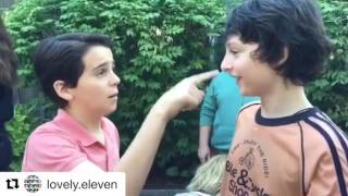 Finn Wolfhard and Jack Dylan adorable fun