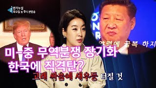 속 터지는 한국 경제,  미-중 무역전쟁 장기화 영향