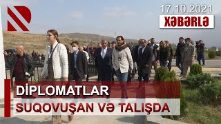 Diplomatlar Suqovuşan və Talışda - Səfirlər regionda görülən quruculuq işləri ilə tanış olublar