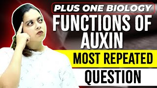 Plus One Biology | Plant Growth and Development | Functions of Auxin | Sure Ques
