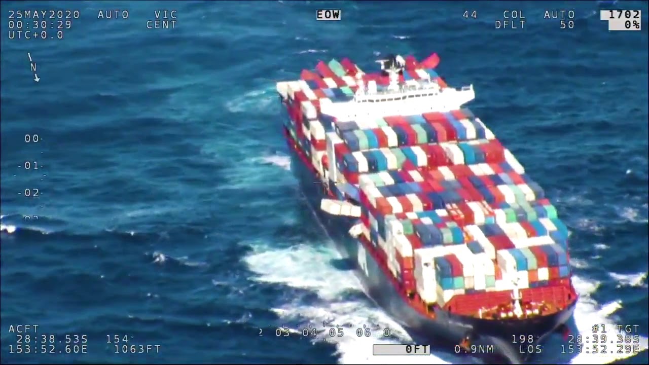 APL England Loses 40 Containers Overboard Off The Coast Of Australia ...