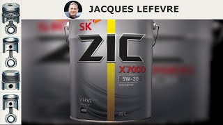 ZIC X7000 5W30 : excellence en lubrification pour votre moteur