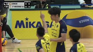 【Vリーグ公式】2021/11/6 ハイライト #堺ブレイザーズ vs #JTサンダーズ広島