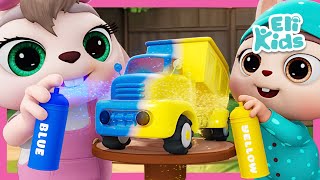 Toy Trucks Painting | Eli Kids Nursery Rhymes