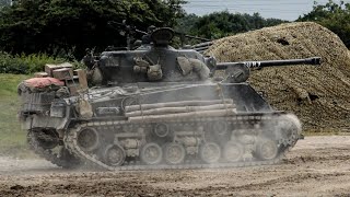 Fury movie M4 sherman at Tankfest 2017