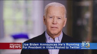 Former Vice President Biden Launches 2020 Presidential Campaign In Video