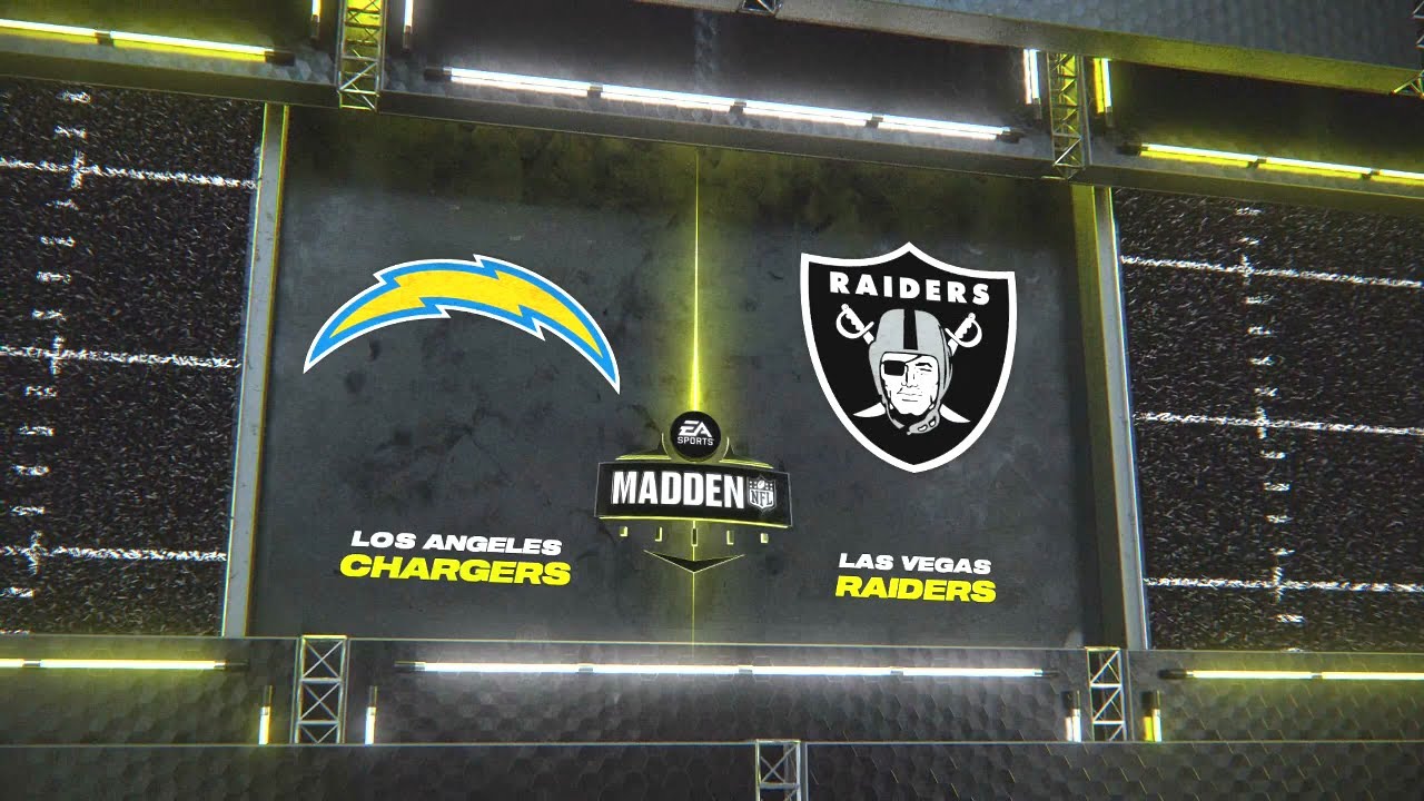 Madden NFL 24 - Los Angeles Chargers Vs Las Vegas Raiders Simulation ...