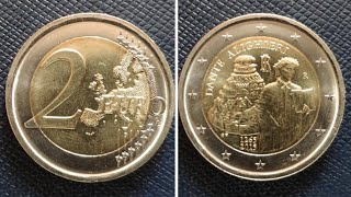 Italy 2 euro 2015 - 750th Anniversary of Dante Alighieri / Италия 2 евро 2015, 750лет Данте Алигьери