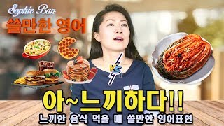 쓸만한 영어 - 느끼한 음식을 못 먹을때 - 너무 느끼한 음식을 먹었을 때 쓸만한 영어표현