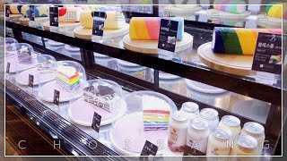 *ENG*Bless Roll Cafe Vlog | Korean cafe | Rainbow Cake | a new menu that makes my heart pound❤️