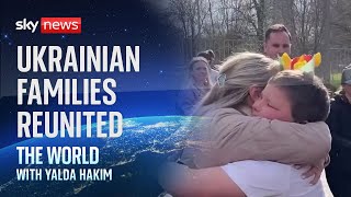 Ukrainian families reunited with help of Qatar | Ukraine war