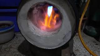 গ্যাস চালিত বারনার DIY GAS Forge Burner