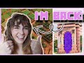 getting back to it in MINECRAFT ❤️ cute Nether portal and farm build ✨ episode 3