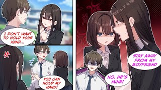 [Manga Dub] My girlfriend doesn't let me touch her until a touchy-feely lower classman approaches me