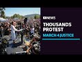 Thousands of people march throughout Australia as part of the March 4 Justice rally | ABC News