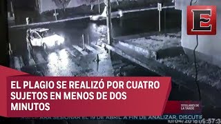 Captan secuestro de joven en Tecámac