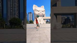 Unblocking the statue of cat I 🌟👌 | 3DSpecial Effects | 3D Animation #shorts​ #viral