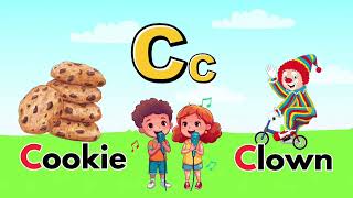 Phonics Sounds Of Alphabets | Letter C| C is for Cookie, Let's Learn the ABC | Nursery Rhymes