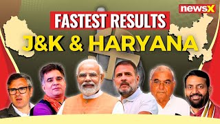 Haryana, Jammu \u0026 Kashmir Election Result: Early Trends Show BJP Ahead In Haryana | NewsX