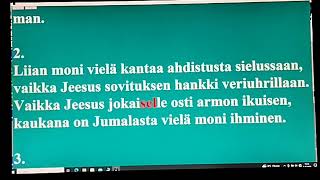 Jeesus, kaikkien suo kuulla (karaoke)