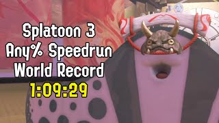 [FWR] Splatoon 3 Any% Speedrun in 1:09:29