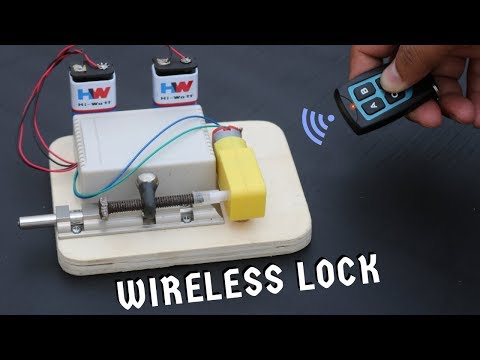 How to Make Remote Control Door Lock at Home How to Make Remote Control Door Lock at Home