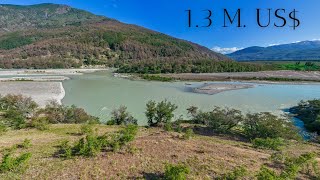 Impressive land at the confluence of the Nef and Baker rivers - Patagonia - Chile