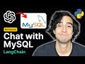 Chat with MySQL Database with Python | LangChain Tutorial