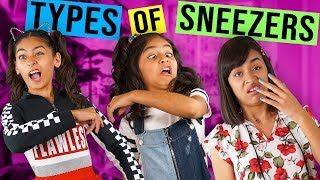 Types of Sneezers - Embarrassing Moments - Funny Skits // GEM Sisters