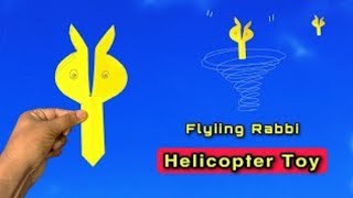 Craft Your Own Flying Toy Helicopter And Rabbi Paper Plane - Watch How To Make Them Soar!
