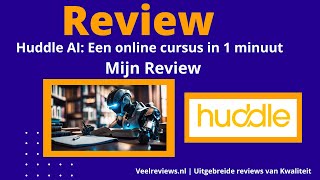 Huddle AI: Een online cursus maken in 1 minuut met IMU – Korte Rondleiding - Review