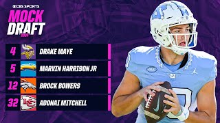 2024 NFL Mock Draft: Quarterbacks go 1-4 for first time in NFL history | CBS Sports
