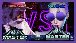 SF6 💥 FluxWaveZ ( JP ) Vs. Vasiliek ( A.K.I. ) 💥 High level Gameplay